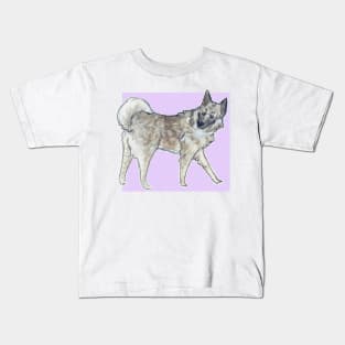 Norwegian elkhound Kids T-Shirt